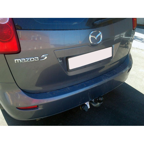MZ 02 AVTOS Фаркоп на Mazda 5 2005-2010. Необходима подрезка бампера. Тип шара: A. Нагрузки: 1500/75 кг, масса фаркопа 13 кг (без электрики в комплекте)