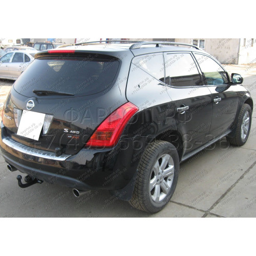 N-063 STEINHOF Фаркоп на Nissan Murano Z50 2005-2008. Требуется подрезка бампера. Тип шара: A. Нагрузки: 1500/100 кг, масса фаркопа 19,2 кг (без электрики в комплекте)