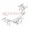 N-063 STEINHOF Фаркоп на Nissan Murano Z50 2005-2008. Требуется подрезка бампера. Тип шара: A. Нагрузки: 1500/100 кг, масса фаркопа 19,2 кг (без электрики в комплекте)