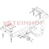 N-065 STEINHOF Фаркоп на Nissan Note E11 2006-2014. Требуется подрезка бампера. Тип шара: A. Нагрузки: 1200/50 кг, масса фаркопа 13,4 кг (без электрики в комплекте)