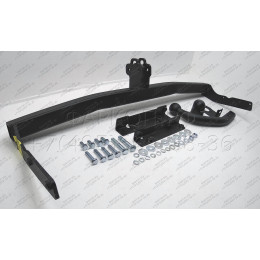 N-065 STEINHOF Фаркоп на Nissan Note E11 2006-2014. Требуется подрезка бампера. Тип шара: A. Нагрузки: 1200/50 кг, масса фаркопа 13,4 кг (без электрики в комплекте)