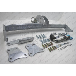 N055C GALIA Полностью оцинкованный фаркоп на Nissan X-Trail T32 2014-2022, Renault Koleos 2016-2020. Тип шара: C (горизонтальный съемный). Без выреза бампера. Нагрузки: 2000/