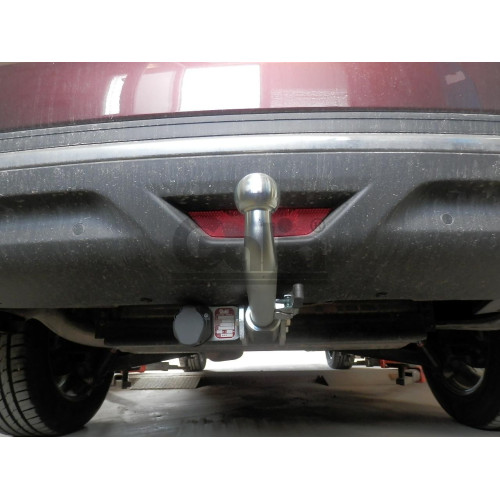 N055C GALIA Полностью оцинкованный фаркоп на Nissan X-Trail T32 2014-2022, Renault Koleos 2016-2020. Тип шара: C (горизонтальный съемный). Без выреза бампера. Нагрузки: 2000/100 кг, масса фаркопа 22,07 кг