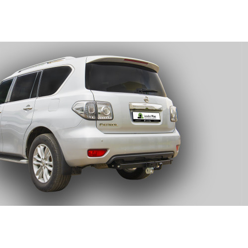 N124-F Лидер-плюс ТСУ для Nissan Patrol Y62 2010-2025 без снятия и выреза бампера. Тип шара: F. Нагрузки: 2000/100 кг, масса фаркопа 23,9 кг (без электрики в комплекте)