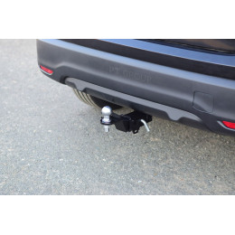 NQH-14-991122.00 PT GROUP Фаркоп на Nissan Qashqai 2014-2021 без подрезки бампера. Тип шара: E (легкосъемный шар под квадрат). Нагрузки: 1800/75 кг, масса фаркопа 20 кг (б