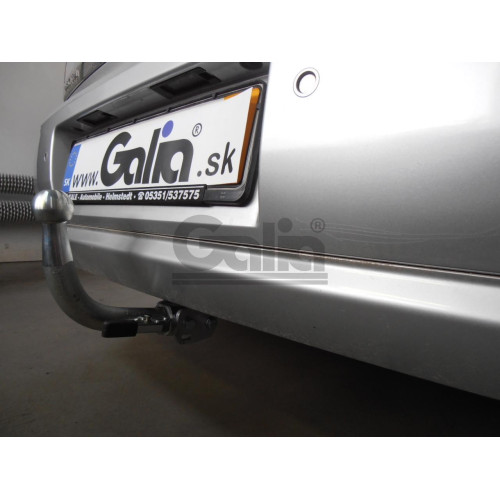 O045A GALIA Полностью оцинкованный фаркоп на Opel Vectra C седан/хетчбек 2002-2008. Подрозетник убирается за бампер. Тип шара: A. Установка без снятия и выреза бампера. Нагрузки: 1600/75 кг, масса фаркопа 16,42 кг