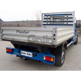 O046C GALIA Полностью оцинкованный фаркоп на Opel Movano A 1999-2010, Renault Master 1998-2010 платформа. Тип шара: C (горизонтальный съемный). Установка без снятия и в