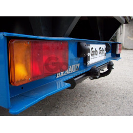 O046C GALIA Полностью оцинкованный фаркоп на Opel Movano A 1999-2010, Renault Master 1998-2010 платформа. Тип шара: C (горизонтальный съемный). Установка без снятия и в