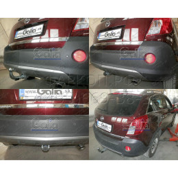 O065C GALIA Полностью оцинкованный фаркоп на Opel Antara 2006-2013, 2013-2017, Chevrolet Captiva 2006-2013, 2013-2018. Только для авто без запаски снизу. Подрозетник убирается з
