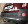 O065C GALIA Полностью оцинкованный фаркоп на Opel Antara 2006-2013, 2013-2017, Chevrolet Captiva 2006-2013, 2013-2018. Только для авто без запаски снизу. Подрозетник убирается за бампер. Тип шара: C (горизонтальный съемный). Невидимый вырез бампера. Нагру