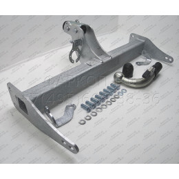 O065C GALIA Полностью оцинкованный фаркоп на Opel Antara 2006-2013, 2013-2017, Chevrolet Captiva 2006-2013, 2013-2018. Только для авто без запаски снизу. Подрозетник убирается з