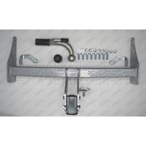 O065C GALIA Полностью оцинкованный фаркоп на Opel Antara 2006-2013, 2013-2017, Chevrolet Captiva 2006-2013, 2013-2018. Только для авто без запаски снизу. Подрозетник убирается за бампер. Тип шара: C (горизонтальный съемный). Невидимый вырез бампера. Нагру