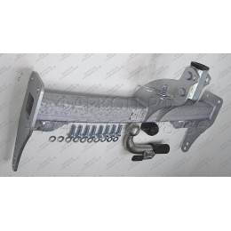 O065C GALIA Полностью оцинкованный фаркоп на Opel Antara 2006-2013, 2013-2017, Chevrolet Captiva 2006-2013, 2013-2018. Только для авто без запаски снизу. Подрозетник убирается з