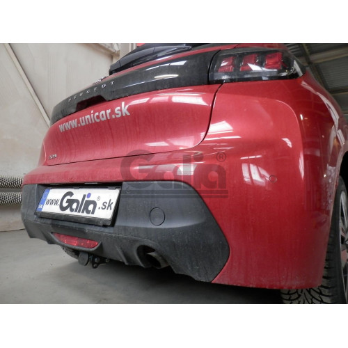 O072C GALIA Полностью оцинкованный фаркоп на Opel Corsa 2019-, Peugeot 208 2019-. Тип шара: C (горизонтальный съемный). Без подрезки бампера. Нагрузки: 1400/75 кг, масса фаркопа 15,27 кг