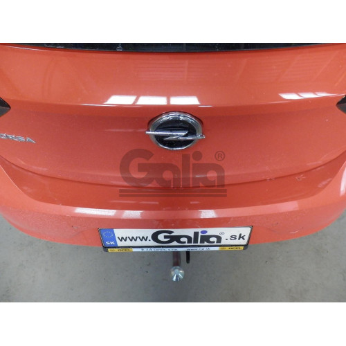 O072C GALIA Полностью оцинкованный фаркоп на Opel Corsa 2019-, Peugeot 208 2019-. Тип шара: C (горизонтальный съемный). Без подрезки бампера. Нагрузки: 1400/75 кг, масса фаркопа 15,27 кг