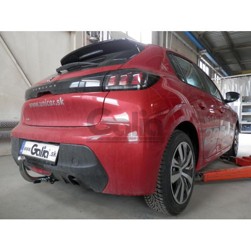 O072C GALIA Полностью оцинкованный фаркоп на Opel Corsa 2019-, Peugeot 208 2019-. Тип шара: C (горизонтальный съемный). Без подрезки бампера. Нагрузки: 1400/75 кг, масса фаркопа 15,27 кг