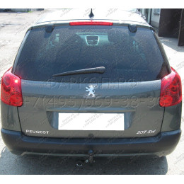P-023 STEINHOF Фаркоп на Peugeot 207 SW универсал 2007-2012 без подрезки бампера. Тип шара: A. Нагрузки: 1200/50 кг, масса фаркопа 16,9 кг (без электрики в комплекте)