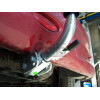 P029A GALIA Полностью оцинкованный фаркоп на Peugeot 206 хетчбек 2003-2010. Подрозетник убирается за бампер. Тип шара: A. Невидимый вырез бампера. Нагрузки: 1100/50 кг, масса фаркопа 12,72 кг