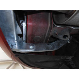 P041C GALIA Полностью оцинкованный фаркоп на Peugeot 308 универсал 2008-2013. Тип шара: C (горизонтальный съемный). Установка без снятия и выреза бампера. Н