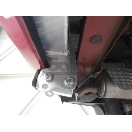 P041C GALIA Полностью оцинкованный фаркоп на Peugeot 308 универсал 2008-2013. Тип шара: C (горизонтальный съемный). Установка без снятия и выреза бампера. Н