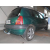 R002C GALIA Полностью оцинкованный фаркоп на Renault Clio 1998-2005. Особенности: Номерной знак на задней двери, вкл. Storia 2005-. Тип шара: C (горизонтальный съемный). Установка без снятия и выреза бампера. Нагрузки: 1200/75 кг, масса фаркопа 15,1 кг