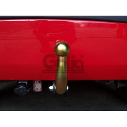 R014A GALIA Полностью оцинкованный фаркоп на Renault Megane I хетчбек 1996-2003, номерной знак на задней двери. Тип шара: A. Установка без снятия и выреза бам
