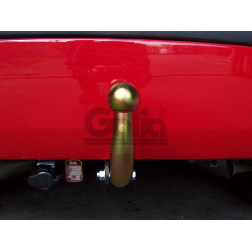 R014A GALIA Полностью оцинкованный фаркоп на Renault Megane I хетчбек 1996-2003, номерной знак на задней двери. Тип шара: A. Установка без снятия и выреза бампера. Нагрузки: 1350/75 кг, масса фаркопа 14,25 кг