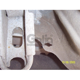 R014A GALIA Полностью оцинкованный фаркоп на Renault Megane I хетчбек 1996-2003, номерной знак на задней двери. Тип шара: A. Установка без снятия и выреза бам