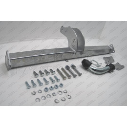 R049A GALIA Полностью оцинкованный фаркоп на Land Rover Freelander I 1997-2006. Особенности: запасное колесо на задней двери. Тип шара: A. Установка без снятия и 