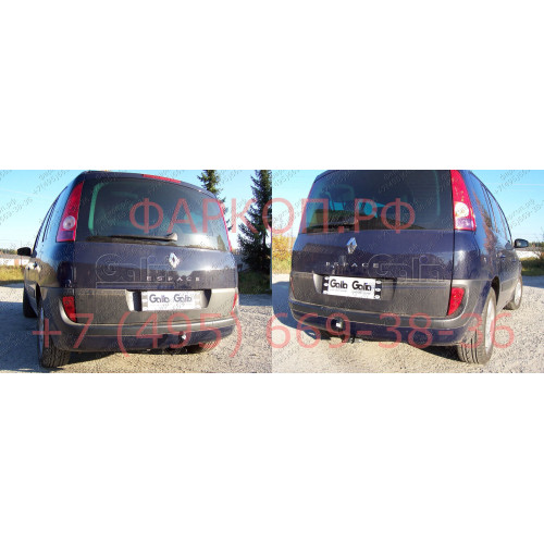 R079C GALIA Полностью оцинкованный фаркоп на Renault Espace 2002-2014, Renault Grand Espace 2003-2014. Подрозетник убирается за бампер. Тип шара: C (горизонтальный съемный). Установка без снятия и выреза бампера. Нагрузки: 2000/80 кг, масса фаркопа 21,1 к