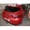 R097A GALIA Полностью оцинкованный фаркоп на Renault Megane хетчбек 5 дверей 2016-. Подрозетник убирается за бампер. Тип шара: A. Невидимый вырез бампера. Нагрузки: 2000/80 кг, масса фаркопа 17,37 кг