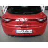 R097A GALIA Полностью оцинкованный фаркоп на Renault Megane хетчбек 5 дверей 2016-. Подрозетник убирается за бампер. Тип шара: A. Невидимый вырез бампера. Нагрузки: 2000/80 кг, масса фаркопа 17,37 кг