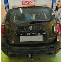 RN 07 AVTOS Фаркоп на Renault Duster 2010-2015, 2015-2019, Dacia Duster 2010-2015, 2015-2019 без подрезки бампера. Тип шара: A. Нагрузки: 1250/75 кг, масса фаркопа 14 кг (без электрики 