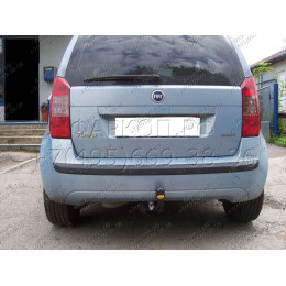 R 37 AUTO-HAK Фаркоп для FIAT Idea 2004-2012. Требуется подрезка бампера. Тип шара: A. Нагрузки: 1100/60 кг, масса фаркопа 15,1 кг