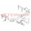 S-372 STEINHOF Фаркоп на Subaru Impreza хетчбек 5 дверей 2007-2012 (кроме WRX). Требуется подрезка бампера. Тип шара: A. Нагрузки: 1600/75 кг, масса фаркопа 14,3 кг (без электрики в комплекте)