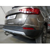 S119V GALIA Полностью оцинкованный фаркоп на Skoda Karoq 2018-, SEAT Ateca 2016-, Cupra Ateca 2016-, Cupra Formentor 2016-. Тип шара: AV (вертикальное быстросъемное крепление шара на ключе). Невидимый вырез бампера. Нагрузки: 2500/100 кг, масса фаркопа 15