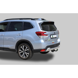 S308-A Лидер-плюс ТСУ для Subaru Forester 2018-2024. Требуется подрезка бампера. Нагрузки: 1500/75 кг, масса фаркопа 20 кг (без электрики в комплекте)
