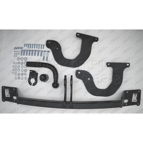 T-183 STEINHOF Фаркоп на Citroen Spacetourer 2016-, Peugeot Traveller 2016-, Citroen Jumpy 2016-, Peugeot Expert 2016-, Toyota Proace 2016-, Opel Zafira LIfe 2019-, Opel Vivaro 2019- без подрезки бампера. Тип шара: A. Нагрузки: 2500/120 кг, масса фаркопа 