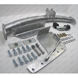 T050A GALIA Полностью оцинкованный фаркоп на Toyota Land Cruiser 100 1998-2008, Lexus LX470 1998-2008. Тип шара: A. Установка без снятия и выреза бампера. Нагрузки: 3500/140 кг,