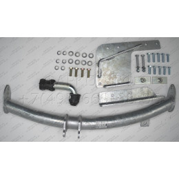 T050A GALIA Полностью оцинкованный фаркоп на Toyota Land Cruiser 100 1998-2008, Lexus LX470 1998-2008. Тип шара: A. Установка без снятия и выреза бампера. Нагрузки: 3500/140 кг,