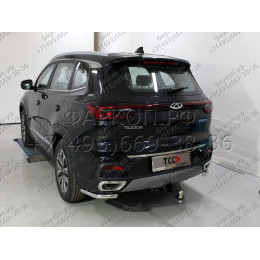 TCU00158 ТСС Фаркоп на Chery Tiggo 8 Pro Max 2022-, Chery Tiggo 8 Pro 2021-2024, Chery Tiggo 8 2020-2024, Xcite X-Cross 8 2024-. Требуется подрезка бампера. Тип шара: E (шаровый узел под америк