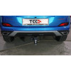 TCU00393 ТСС Фаркоп на Kaiyi X3 Pro 2023- без подрезки бампера. Тип шара: E (шаровый узел под американский квадрат). Нагрузки: 750/50 кг