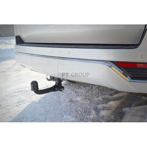 TLT-21-991422.00 PT GROUP Фаркоп на Toyota Land Cruiser 300 2021-, Lexus LX 2022-. Необходима подрезка бампера. Тип шара: AV (вертикально-съемный с ключом). Нагрузки: 3500/140 кг, масса фаркопа 11 кг (без электрики в комплекте)