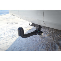 TLT-21-991422.00 PT GROUP Фаркоп на Toyota Land Cruiser 300 2021-, Lexus LX 2022-. Необходима подрезка бампера. Тип шара: AV (вертикально-съемный с ключом). Нагрузки: 3500/140 кг, 