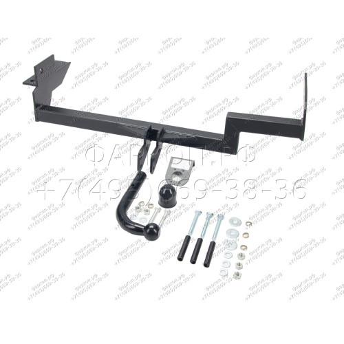 H.T39.A HALTY Фаркоп на Toyota Alphard 2002-2008 без подрезки бампера. Тип шара: A. Нагрузки: 750/75 кг, масса фаркопа 15 кг