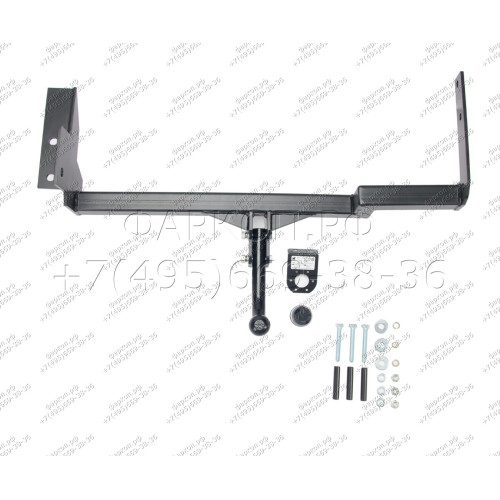 H.T39.A HALTY Фаркоп на Toyota Alphard 2002-2008 без подрезки бампера. Тип шара: A. Нагрузки: 750/75 кг, масса фаркопа 15 кг