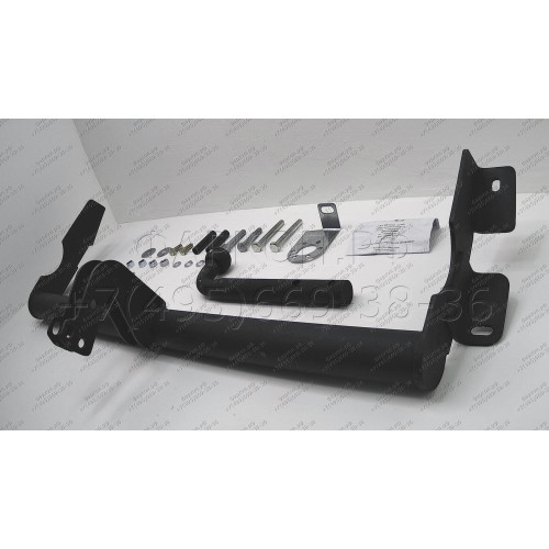 VAZ-33 AVTOS Фаркоп на Chevrolet Niva 2123 (оборудованные ГБО) 2002-2020, Lada Niva 2020-2021, Lada Niva Travel 2021- без снятия и подрезки бампера. Тип шара: A. Нагрузки: 1250/75 кг, масса фаркопа 14,1 кг (без электрики в комплекте)