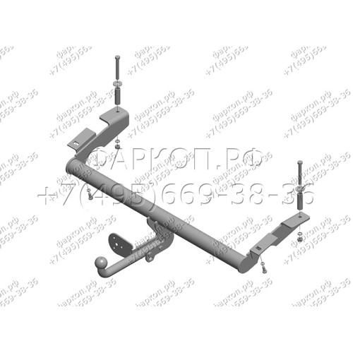 VAZ-33 AVTOS Фаркоп на Chevrolet Niva 2123 (оборудованные ГБО) 2002-2020, Lada Niva 2020-2021, Lada Niva Travel 2021- без снятия и подрезки бампера. Тип шара: A. Нагрузки: 1250/75 кг, масса фаркопа 14,1 кг (без электрики в комплекте)