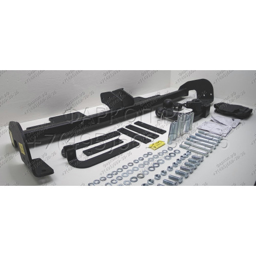F-144 STEINHOF Фаркоп на Suzuki SX4 хетчбек 5 дверей 2WD/4WD 2006-2013, FIAT Sedici хетчбек 5 дверей 2006-2013. Требуется подрезка бампера. Тип шара: AH (горизонтальное быстросъемное крепление шара на ключе). Нагрузки: 1350/75 кг, масса фаркопа 23,3 кг (б