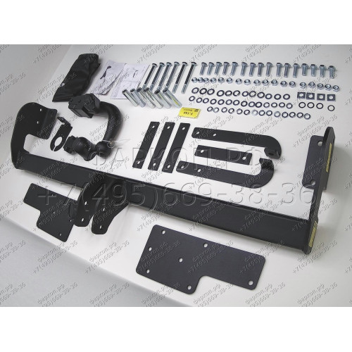 F-144 STEINHOF Фаркоп на Suzuki SX4 хетчбек 5 дверей 2WD/4WD 2006-2013, FIAT Sedici хетчбек 5 дверей 2006-2013. Требуется подрезка бампера. Тип шара: AH (горизонтальное быстросъемное крепление шара на ключе). Нагрузки: 1350/75 кг, масса фаркопа 23,3 кг (б